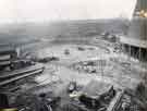 Blackburn Meadows Power Station under construction - cooling towers Blackburn Meadows Power Station under construction - cooling towers