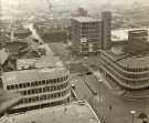 Furnival Gate at its junction with (left) Pinstone Street and (right) The Moor looking towards Furnival Square showing (top right) Furnival House and (bottom left) Midcity House (formerly Nelson House) Furnival Gate at its junction with (left) Pinstone Street and (right) The Moor looking towards Furnival Square showing (top right) Furnival House and (bottom left) Midcity House (formerly Nelson House)