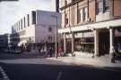Cambridge Street showing (right) Nos. 38 - 40 Henry's, cafe bar and restaurant and (left) rear of, and car park for, the Grosvenor House Hotel