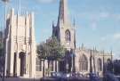 Sheffield Cathedral, Church Street, after stone cleaning Sheffield Cathedral, Church Street, after stone cleaning