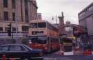 High Street at the junction with Haymarket showing (left) the Halifax Building Society, Nos. 2 - 4 High Street