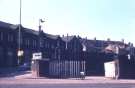 Wicker railway goods station - junction of (left) Spital Hill and (foreground) Savile Street showing (back) Sheffield Development Corporation offices, Spital Hill Wicker railway goods station - junction of (left) Spital Hill and (foreground) Savile Street showing (back) Sheffield Development Corporation offices, Spital Hill