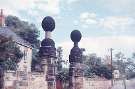 Gate posts, Richmond Hall Farm, Richmond Road