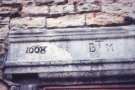 Datestone of 1668 over doorway of Richmond Hall Farm, Richmond Road