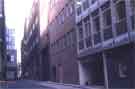 Site of (centre) former Mulberry Tavern, No. 2 Mulberry Street looking towards High Street