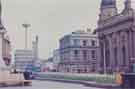 Fitzalan Square looking towards Haymarket showing (right) Barclays Bank and (centre) Yorkshire Bank, Nos. 2 - 4 Haymarket Fitzalan Square looking towards Haymarket showing (right) Barclays Bank and (centre) Yorkshire Bank, Nos. 2 - 4 Haymarket