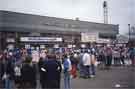 Leppings Lane gate, Hillsborough football ground, following the Hillsborough Stadium disaster
