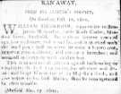 Newspaper article appealing for the whereabouts of runaway apprentice, William Thompson