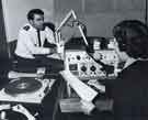 South Yorkshire Police: Inspector Don Burns (left) taking part in one of the regular 'Edition One' broadcasts of Radio Sheffield