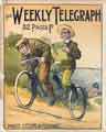 Sheffield Weekly Telegraph poster: Makes cycling a pleasure