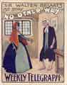 Sheffield Weekly Telegraph poster: Sir Walter Besant's last story 'No other way'
