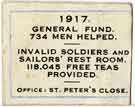 World War One pin badge - Incorporated Soldiers and Sailors Help Society, Sheffield (front)