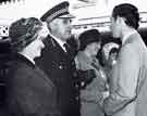South Yorkshire Police: Prince Charles, is met by the Chief Constable Mr J.H. Brownlow QPM and Mrs Brownlow on his visit to Sheffield