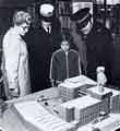 South Yorkshire Police: Members of the public are shown a scale model of the proposed Police Headquarters at Rotherham