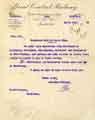 Great Central Railway: Letter from District Superintendent's Office, Manchester to Mr Philipson at Woodhouse Station regarding Woodhouse Working Men's Club excursions to Liverpool, Southport, Cleethorpes Scarborough and Manchester on Whit-Tuesday Great Central Railway: Letter from District Superintendent's Office, Manchester to Mr Philipson at Woodhouse Station regarding Woodhouse Working Men's Club excursions to Liverpool, Southport, Cleethorpes Scarborough and Manchester on Whit-Tuesday