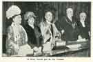 View: y14018 Scene in Sheffield Council Chamber when the Freedom of the City was conferred on the conductor and director of the Sheffield Musical Union Sir Henry Coward (1849-1944) in recognition of his services to music in the city
