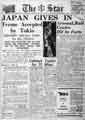 The Star, Japan Gives in [VJ Day]