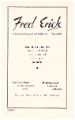 Advertisement for Fred Erick, tailors, Nos. 135 - 137 Middlewood Road Advertisement for Fred Erick, tailors, Nos. 135 - 137 Middlewood Road