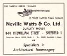 Neville Watts of Sheffield, architectural and builders ironmongery, Quality_House, Nos. 8 - 10 Fitzwilliam Street