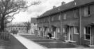 Greenhill. Terrace houses in the 'Radburn Superblock'. Trees are protected during constructional work Greenhill. Terrace houses in the 'Radburn Superblock'. Trees are protected during constructional work