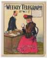 Sheffield Weekly Telegraph poster: Lady: I've lost my Weekly Telegraph copy and I've called to see if you can trace it. Manager of F.P.D.A: Madam I'm afraid you will never see it again