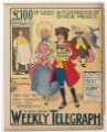 Sheffield Weekly Telegraph poster: Can you tell what popular song this represents? £100 in cash and hundreds of other prizes
