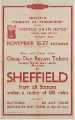 British Railways poster advertising tickets to Sheffield's Pageant of Production (and Sheffield on its Mettle exhibition) British Railways poster advertising tickets to Sheffield's Pageant of Production (and Sheffield on its Mettle exhibition)