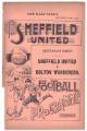 Sheffield United Football Club programme advertising the forthcoming match against Bolton Wanderers