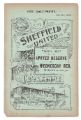 Sheffield United Football Club (reserves) programme advertising the forthcoming match against Sheffield Wednesday (reserves)