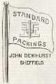 Logo for John Dewhurst and Son, engineers and general mill furnishers, Nos. 70 - 72 Attercliffe Road