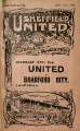 Cover of programme for forthcoming match, Sheffield United FC v. Bradford City FC, Saturday, 3rd October 1914