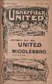 Cover of programme for forthcoming match, Sheffield United FC v. Middlesbrough FC, Saturday, 31st October 1914