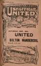 Cover of programme for forthcoming match, Sheffield United FC v. Bolton Wanderers FC, Saturday, 19th December 1914