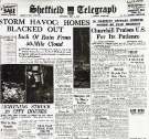 Sheffield Telegraph: Storm havoc - homes blacked out Sheffield Telegraph: Storm havoc - homes blacked out