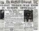 Sheffield Telegraph: VE Day today - War ends in Europe officially