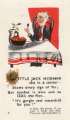 IZAL nursery rhyme card: Little Jack Horner [1934]