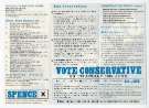 Election leaflet of John Spence (1920 - 1986), Conservative Party candidate for the Heeley Division (constituency) Election leaflet of John Spence (1920 - 1986), Conservative Party candidate for the Heeley Division (constituency)