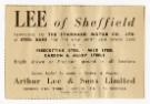(Lee of Sheffield Ltd.) Arthur Lee and Sons Ltd., steel manufacturers, Trubrite Steelworks, Meadowhall (Lee of Sheffield Ltd.) Arthur Lee and Sons Ltd., steel manufacturers, Trubrite Steelworks, Meadowhall