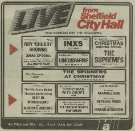 Advertisement for musical events, ballet, comedy and pantomine, City Hall, Barkers Pool Advertisement for musical events, ballet, comedy and pantomine, City Hall, Barkers Pool