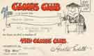 Membership card for Trevor Askham of Clarence Street for Sheffield Newspapers 'Gloops Club' Membership card for Trevor Askham of Clarence Street for Sheffield Newspapers 'Gloops Club'