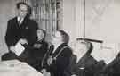 Official reopening of the Sheffield Police Force Headquarters by Sir Charles Cunningham, KBE, CB, CVO (Permanent Under Secretary of State for Home Affairs) [Castle Green]