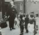 South Yorkshire County Fire Service: Welephant passing on a fire message at an infants school
