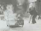 South Yorkshire County Fire Service: Training in the use of fire extinguishers on an industrial course [at probably the Brigade Training Centre, Beaver Hill Road, Handsworth]