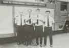 South Yorkshire County Fire Service: Golf team with the 'Sherriff' Cup