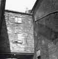 Howard Lane showing detail of windows over archway at Eyre Street end Howard Lane showing detail of windows over archway at Eyre Street end