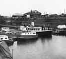 Canal Basin showing the motor cruiser, 'Fair Maiden' Canal Basin showing the motor cruiser, 'Fair Maiden'