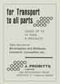 Advertisement for J. Probitts Ltd., [haulage contractors], No. 549 Middlewood Road