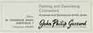 Advertisement for John Philip Gazzard Ltd., painting and decorating contractors, No. 26 Terminus Road Advertisement for John Philip Gazzard Ltd., painting and decorating contractors, No. 26 Terminus Road