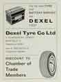 Advertisement for the Dexel Tyre Co. Ltd., Nos. 1 - 15 Westbury Street