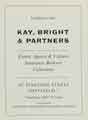 Advertisement for Kay, Bright and Partners, estate agents, valuers and insurance brokers, No. 107 Pinstone Street Advertisement for Kay, Bright and Partners, estate agents, valuers and insurance brokers, No. 107 Pinstone Street